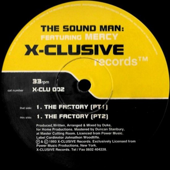The Sound Man ‎"The Factory" (12")
