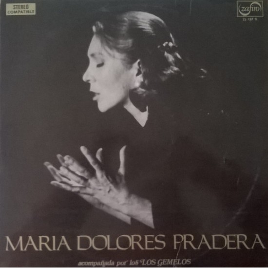 Maria Dolores Pradera Acompañada Por Los Gemelos ‎"Maria Dolores Pradera" (LP)