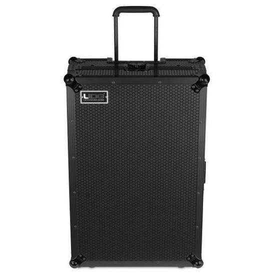 UDG Ultimate Flightcase Multiformat XXL Black Plus (Trolley con Ruedas + Bandeja para Portátil)