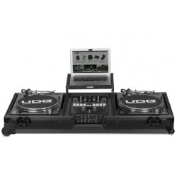 UDG Ultimate Flight Case Set Multi Format Turntable Battle & 10"/12" Mixer Black Plus (Bandeja para Portátil + Ruedas) UDG Ultimate Flight Case Set Multi Format Turntable Battle & 10"/12" Mixer Black Plus (Bandeja para Portátil + Ruedas)