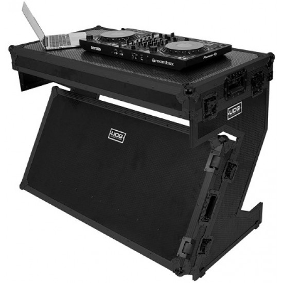 UDG Ultimate Flight Case Portable Z-Style DJ Table Black Plus (con Ruedas)