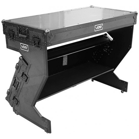 UDG Ultimate Flight Case Portable Z-Style DJ Table Black Plus (con Ruedas)