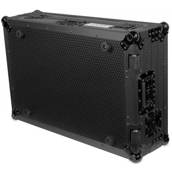 UDG Ultimate Flight Case Pioneer XDJ-RX3 Black Plus (Bandeja para Portátil y Ruedas)