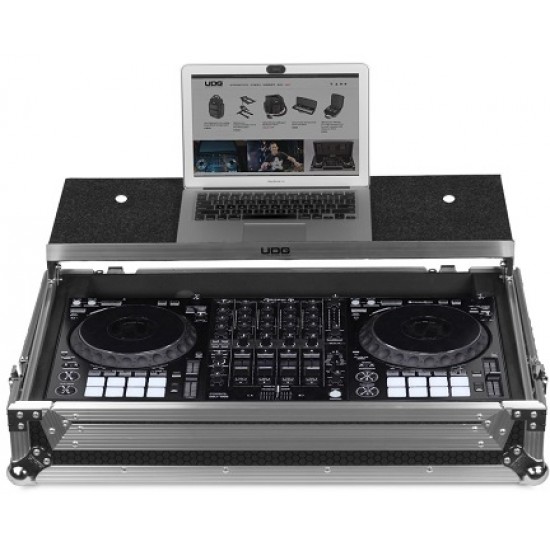 UDG Ultimate Flight Case Pioneer DDJ-1000 Silver Plus (Bandeja para Portátil y Ruedas) UDG Ultimate Flight Case Pioneer DDJ-1000 Silver Plus (Bandeja para Portátil y Ruedas)