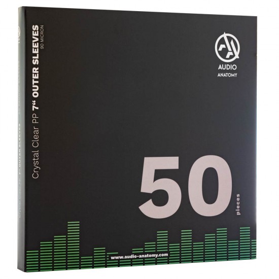 Audio Anatomy - Funda Interior Para Vinilo 12" Premium (x50) - Color Negro