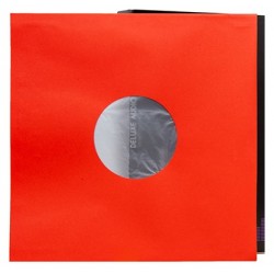 Audio Anatomy - Funda Interior Para Vinilo 12" Premium (x100) - color Rojo