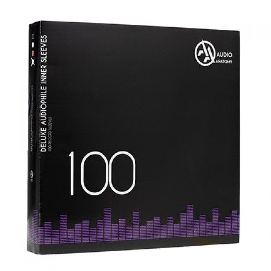 Audio Anatomy - Funda Interior Para Vinilo 12" Premium (x100) - color Blanco 