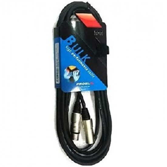 Cable Proel XLR M - XLR F (10 metros)