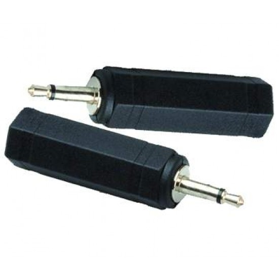 Conector Jack (1/4 Macho - 1/8 Macho Mono) (2 unidades)