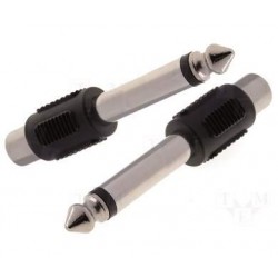 Conector RCA - Jack (RCA Hembra - 1/4 Macho) (2 unidades) Conector RCA - Jack (RCA Hembra - 1/4 Macho) (2 unidades)