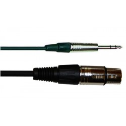 Cable Oqan  - JACK 6.3 - XF 6.3 (BALANCEADO - 5 metros)  Cable Oqan  - JACK 6.3 - XF 6.3 (BALANCEADO - 5 metros)