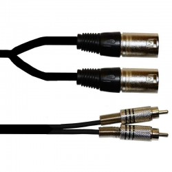 Cable Oqan (2xXLRmale - 2xRCA) 3m Cable Oqan (2xXLRmale - 2xRCA) 3m