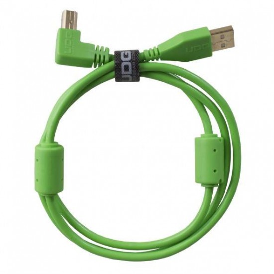 UDG Cable USB 2.0 AB Acodado (Verde - 1m)