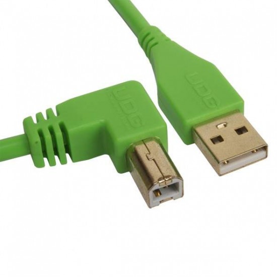 UDG Cable USB 2.0 AB Acodado (Verde - 2m)