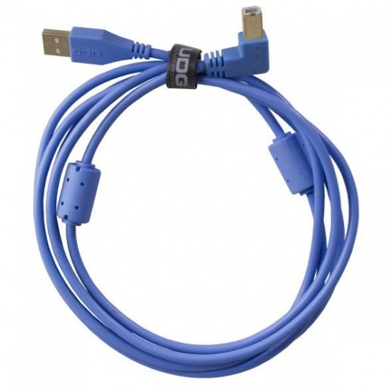 UDG Cable USB 2.0 AB Acodado (Azul - 1m)