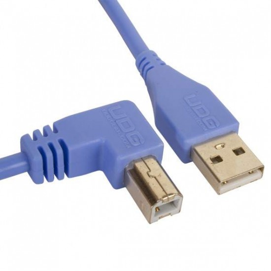 UDG Cable USB 2.0 AB Acodado (Azul - 1m)