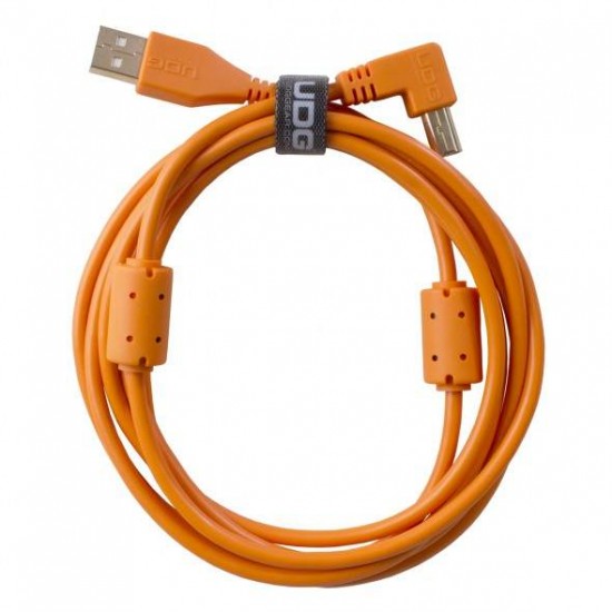 UDG Cable USB 2.0 AB Acodado (Naranja - 2m)