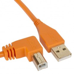 UDG Cable USB 2.0 AB Acodado (Naranja - 2m)