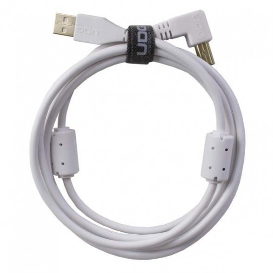 UDG Cable USB 2.0 AB Acodado (Blanco - 3m)