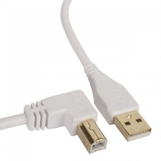 UDG Cable USB 2.0 AB Acodado (Blanco - 2m)