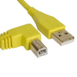 UDG Cable USB 2.0 AB Acodado (Amarillo - 1m) UDG Cable USB 2.0 AB Acodado (Amarillo - 1m)