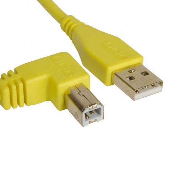 UDG Cable USB 2.0 AB Acodado (Amarillo - 2m)