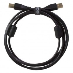 UDG Cable USB 2.0 AB recto (Negro - 1m) UDG Cable USB 2.0 AB recto (Negro - 1m)