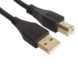 UDG Cable USB 2.0 AB recto (Negro - 1m) UDG Cable USB 2.0 AB recto (Negro - 1m)