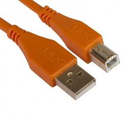 UDG Cable USB 2.0 AB recto (Naranja - 1m) UDG Cable USB 2.0 AB recto (Naranja - 1m)