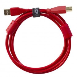 UDG Cable USB 2.0 AB recto (Rojo - 1m) UDG Cable USB 2.0 AB recto (Rojo - 1m)