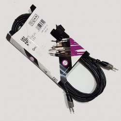 Cable Oqan - JACK 3.5 (minijack) a JACK 3.5 (minijack) (2 metros) Cable Oqan - JACK 3.5 (minijack) a JACK 3.5 (minijack) (2 metros)