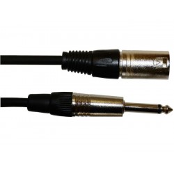 Cable Oqan - JACK 6.3 - XLR M 6.3 (1 metro) Cable Oqan - JACK 6.3 - XLR M 6.3 (1 metro)
