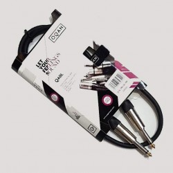 Cable Oqan - JACK 6.3 - JACK 6.3 (1 metro) Cable Oqan - JACK 6.3 - JACK 6.3 (1 metro)