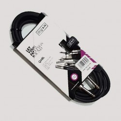 Cable Oqan - JACK 6.3 - JACK 6.3 (3 metros) Cable Oqan - JACK 6.3 - JACK 6.3 (3 metros)