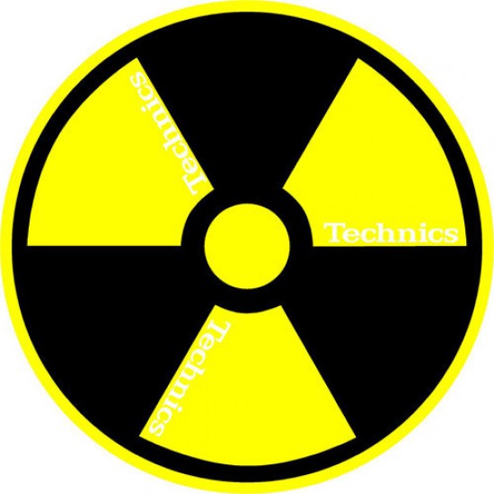 Slipmat "Technics Radioactivity" (pareja)