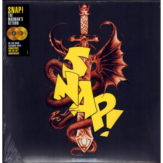 Snap! "The Madman's Return" (2xLP - Limited Edition 30 Years Anniversary - Yellow + Orange)