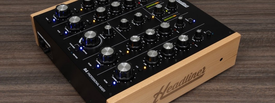 Headliner R4, el mezclador rotatorio analógico de 4 canales de Headliner