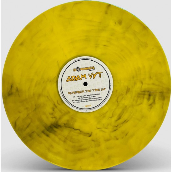 Adam Vyt - Remember The Time EP Vol. 1 (12" - Yellow & Black Marbled)