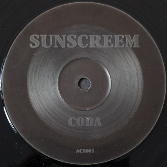 Sunscreem - Coda (12") Sunscreem - Coda (12")