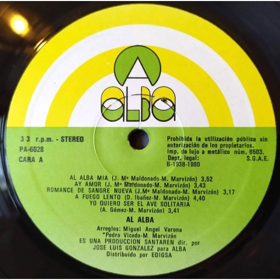 Al Alba - Al Alba (LP) Al Alba - Al Alba (LP)