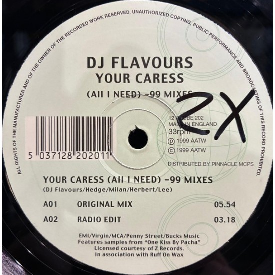 DJ Flavours - Your Caress (12") DJ Flavours - Your Caress (12")
