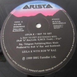 Leila K With Rob 'N' Raz - Got To Get (12") Leila K With Rob 'N' Raz - Got To Get (12")