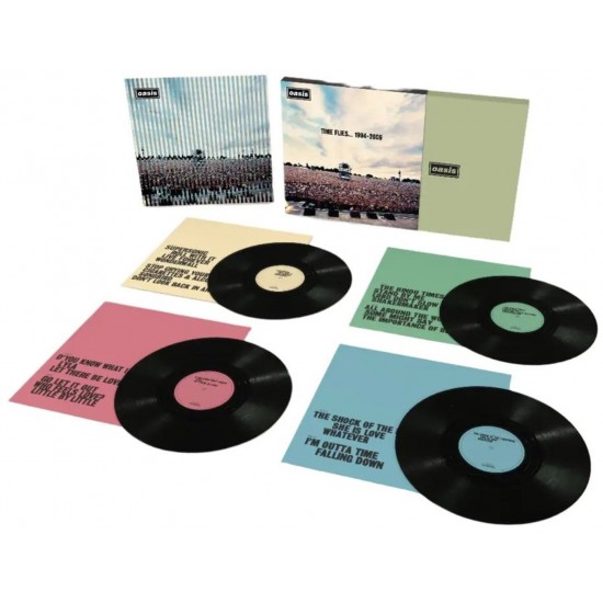 Oasis - Time Flies... 1994-2009 (4xLP - 15th Anniversary Limited Edition Vinyl Box Set - Remastered - 180g) Oasis - Time Flies... 1994-2009 (4xLP - 15th Anniversary Limited Edition Vinyl Box Set - Remastered - 180g)