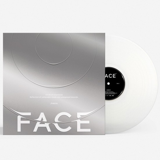 Jimin "Face" (LP - Silver cover - White) 