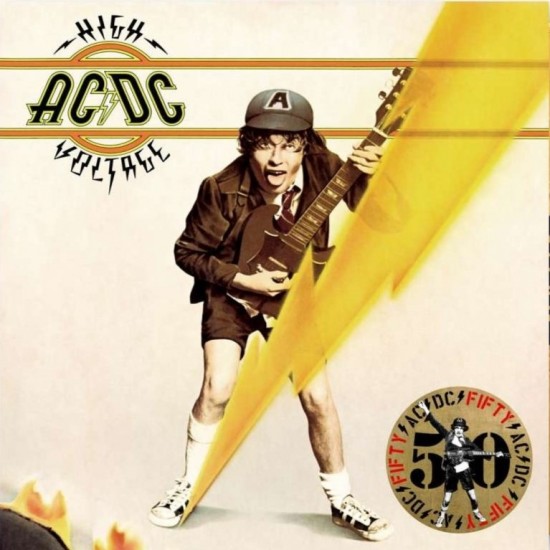 AC/DC ‎"High Voltage" (LP - 180g - 50th Anniversary Limited Edition - Gold Nugget + Artwork Print)