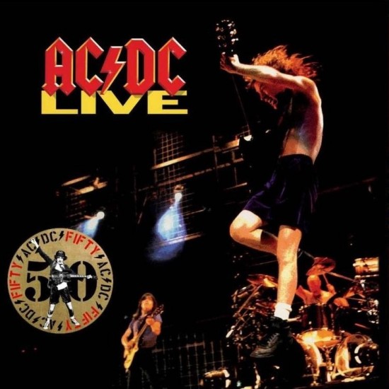 AC/DC ‎"Live" (2xLP - 180g - Gatefold - 50th Anniversary Limited Edition - Gold Nugget + Artwork Print)