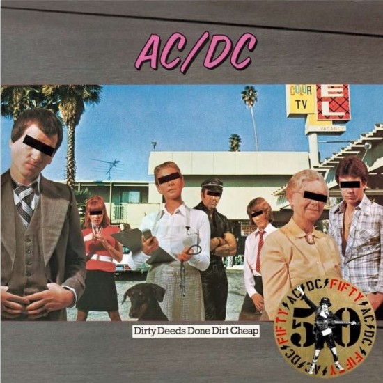 AC/DC ‎"Dirty Deeds Done Dirt Cheap" (LP - 180g - 50th Anniversary Limited Edition - Gold Nugget + Artwork Print)