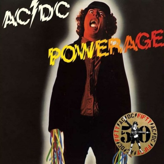 AC/DC ‎"Powerage" (LP - 180g - 50th Anniversary Limited Edition - Gold Nugget + Artwork Print)