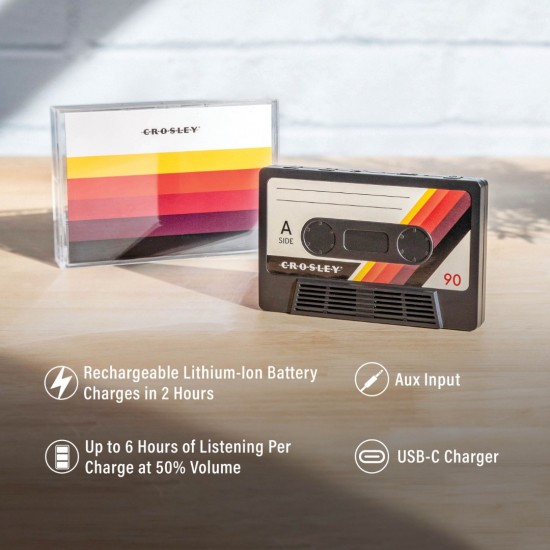 Cassette Bluetooth Speaker (Black)