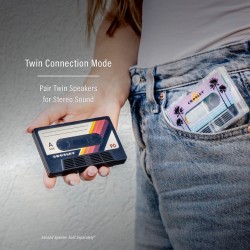 Cassette Bluetooth Speaker (Teal)